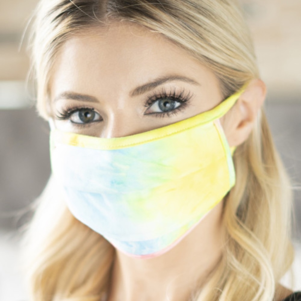 2 for 20! Tie Dye print face mask